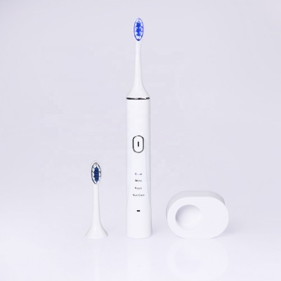 Electric Travel Toothbrush Clean as Dentist Rechargeable Sonic Toothbrush with Smart Timer 2 mins